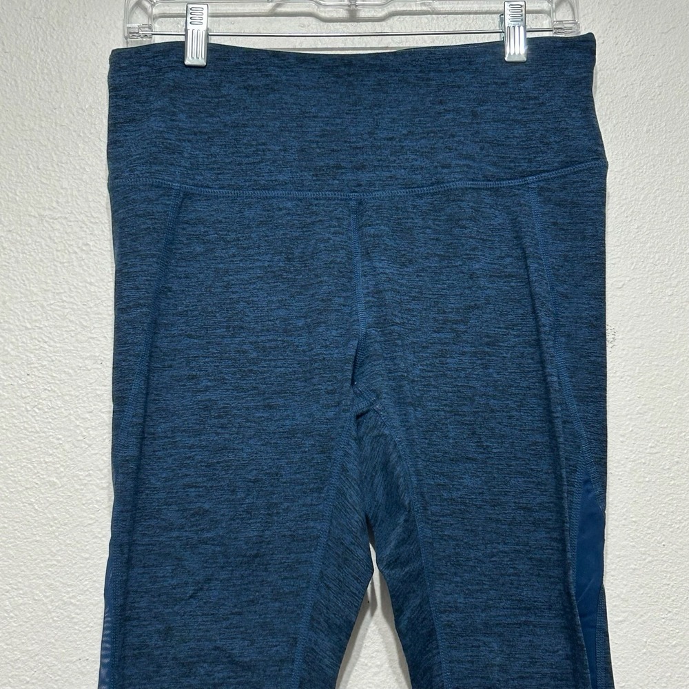 Gaiam Dark Blue Ankle Length Athletic Workout Compression Leggings Womens Size L - Picture 4 of 8